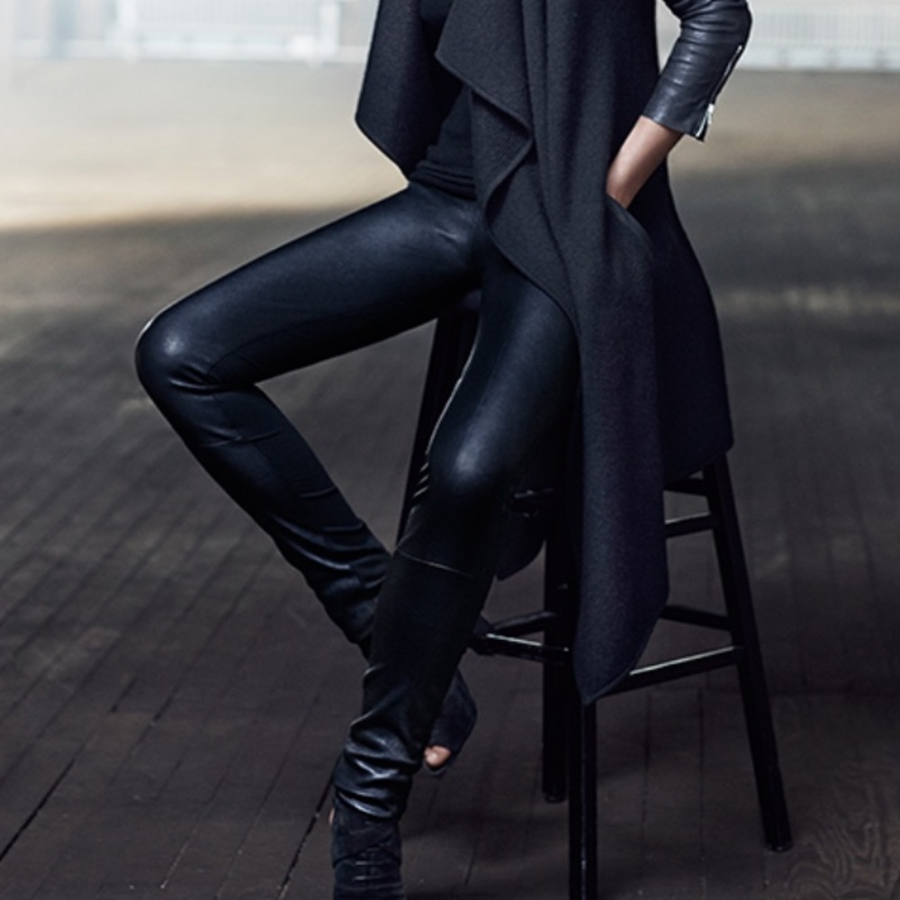 DKNY genuine leather pants